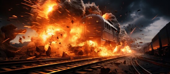 Prevent explosive on train tracks.