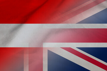 Austria and England government flag transborder relations GBR AUT