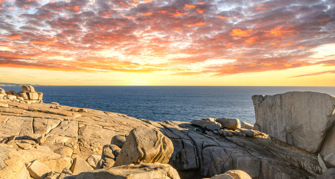 Natural Bridge  at sunset Torndirrup National Park Albany Western Australia WA