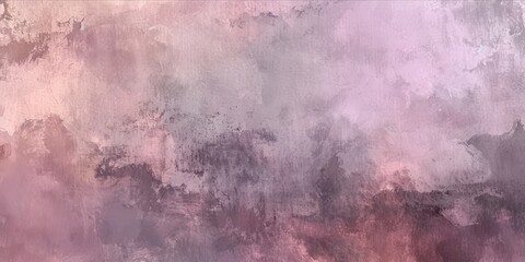 A smoky mix of mauve, pink, and gray hues creates a moody abstract background with a textured finish. - obrazy, fototapety, plakaty