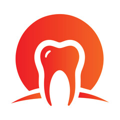 Teeth Tooth Logo Design Vector Illustration