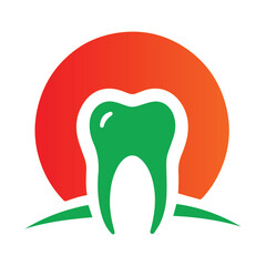 Teeth Tooth Logo Design Vector Illustration