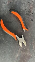 Work tools. Dielectric cold cutter. broken tools. Damaged tools.