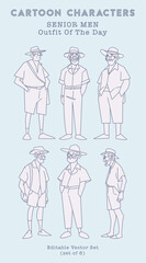 Fashion Illustration of Cartoon Characters	
