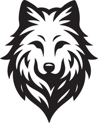 Wolf Black and White 