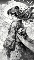 浮世絵（Ukiyoe）／美人画（Bijinga/Japanese beauty painting）