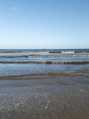 Baltic Sea Coast on Usedom Island in Winter in the Off-Season during Christmas