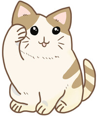 Cat cartoon illustration