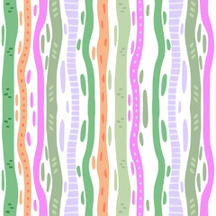 Vector hand drawn stripes background