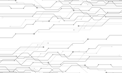 Vector technological background of gray abstract shapes