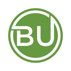 letter bu logo design
