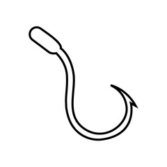fishing hook vector illustration