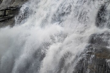 rainbow falls at Gorges State Park