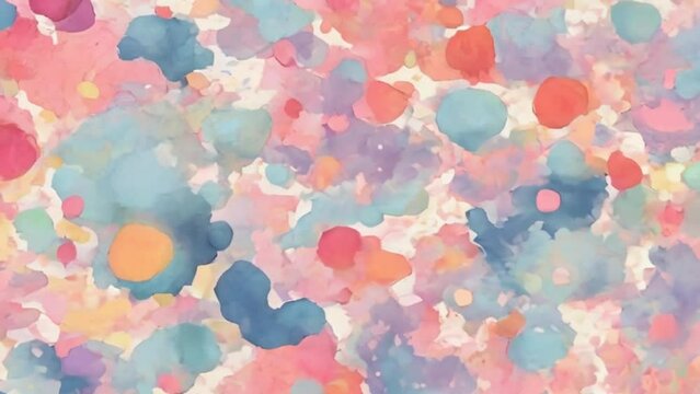 Colorful kids pattern, Abstract stain, background in pastel tone, motion