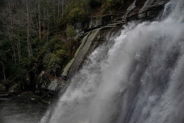 rainbow falls at Gorges State Park