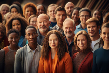 A diverse group participating in a genetic diversity study, emphasizing the importance of understanding and preserving the richness of human genetic variation. Generative Ai.