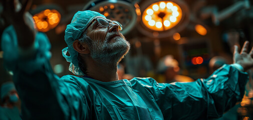 This poignant image captures both the tears and triumphs of a surgeon, offering a glimpse into the emotional rollercoaster of medical surgeries.