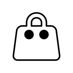 shopping bag icon vector design template