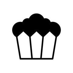 popcorn icon vector design template