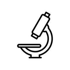 microscope icon vector design template