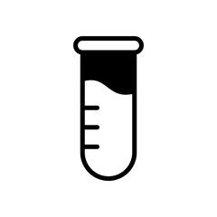 test tube icon vector design template