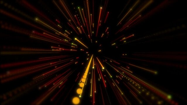 Light time warp, particle, fireworks explode background