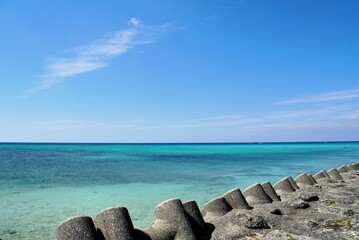 View of 17END beach,Okinawa