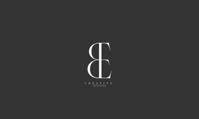 Alphabet letters Initials Monogram logo BE EB B E