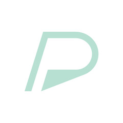 Monogram P design vector logo. Monogram initial letter mark P logo design. Monogram design vector logo. Monogram initial letter mark P logo design. Simple P monogram. Monogram P design logo