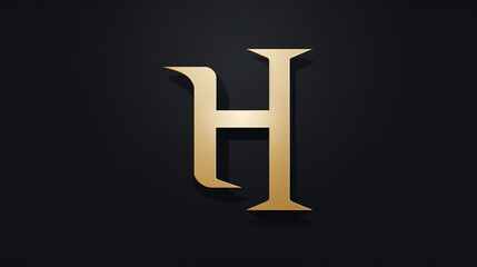 Letter "H" logo, with a unique creative logo, cool, clear and modern image, Generate AI.