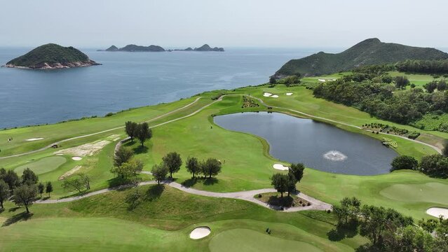 Po Toi O Chuen Clearwater Bay Golf and Country Club ,a golf course Campsite yacht marina club providing sports recreation beach camping dining country park facilities, located in Sai Kung Tseung Kwan 