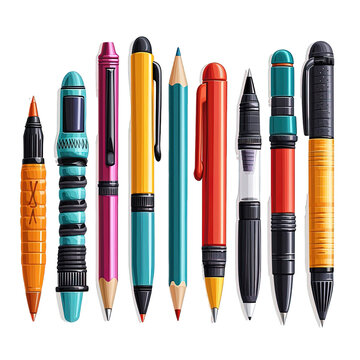 Set of Pencils Illustration