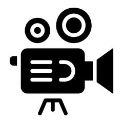 movie camera Solid icon