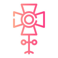 Fototapeta premium spotlight Line Gradient Icon