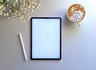 Tablet pc with screen, Pad Mobile Device © Navruz