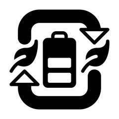 battery glyph icon