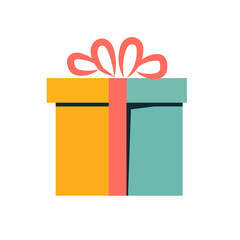 gift boxes isolated on white