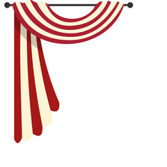 Obraz premium Circus Carnival Curtain
