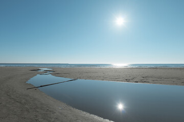 朝の大洗サンビーチ　茨城県大洗町