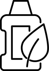 Natural Cosmetic Line Icon For Design, Infographics, Apps