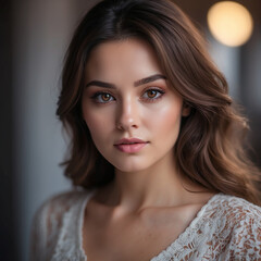 Naklejka premium portrait of a woman