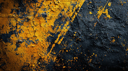 A textured black and yellow backdrop with space designated for your text.