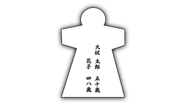 大祓人形