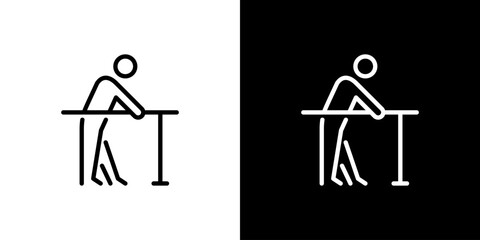 Fototapeta premium リハビリアイコン