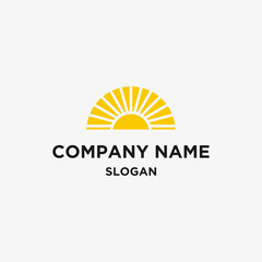 Sunset logo design