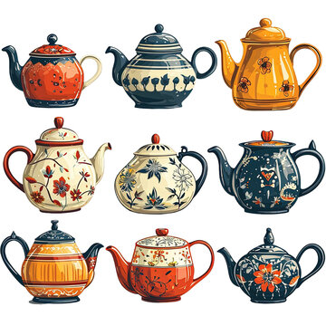 Set Teapot illustration