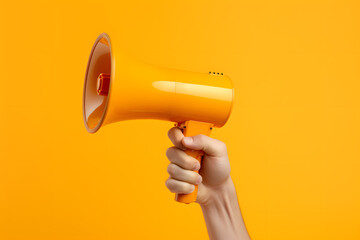 megaphone marketing announcment