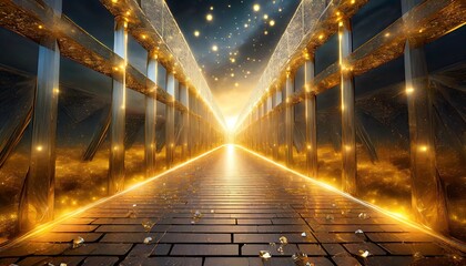 クリスタルと黄金の回廊