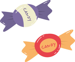 statement candies valentine's themed handdrawn