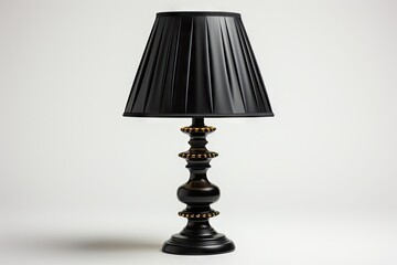 Black table lamp, modern scandinavian style desk lamp 